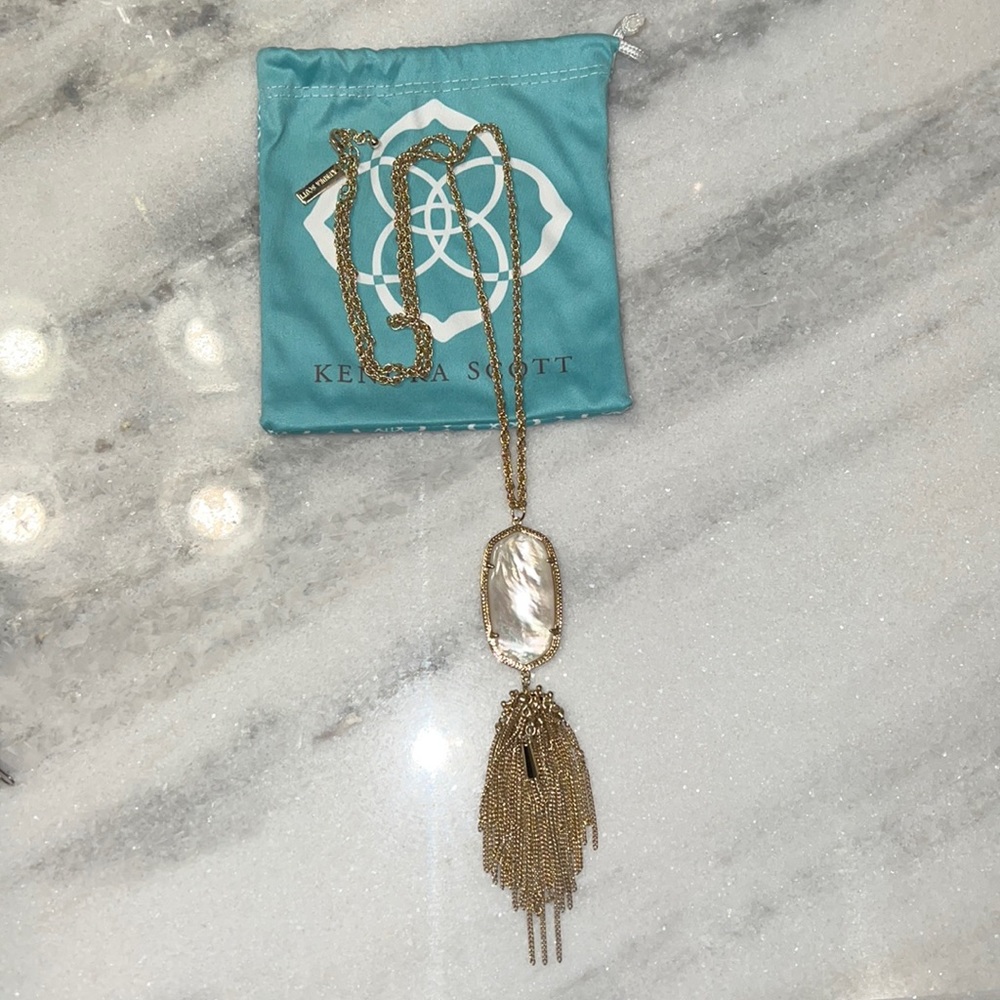 Kendra Scott Rayne Mother of Pearl Necklace